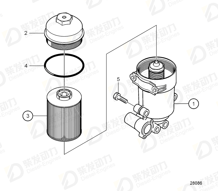 VOLVO Cover 21009270 Drawing